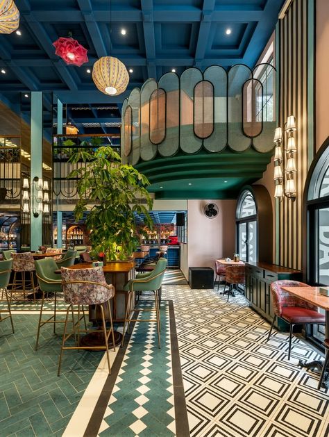 5 beautiful Art Deco inspired restaurants in India | Architectural Digest India Art Deco Cafe, Korean Bedroom, Luxury Restaurant Interior, Restaurant Design Inspiration, Modern Restaurant Design, Design Café, Luxury Restaurant, Hotel Interior Design, Modern Restaurant