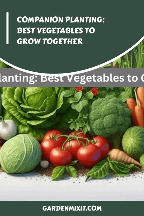 Companion planting is a method of gardening that involves planting certain vegetables together to enhance growth, deter pests, and improve crop yield. This Companion Planting Australia, What Vegetables To Plant Together, Vegetables To Grow Together, Eggplant Companion Plants, Pepper Companion Plants, Best Vegetables To Grow, Hippy Life, Companion Planting Vegetables, Companion Gardening