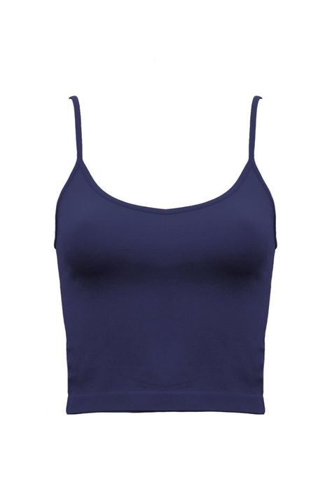 Description If you're a fan of our regular length camisole, then you will love this crop version. It's perfect for day wear or evening wear, can be layered with tops, worn alone, or act as a basic foundation for sheer tops and blouses. It's crafted from the softest of materials so you'll love how it feels against your skin. - Cropped cami- Sccop neck- Spaghetti straps- ImportedSize + Fit- One Size Fits Most- Length: 11"- Bust: 25" Fabric 92% Nylon, 8% Spandex Style Number S125CR Populaire Outfits, Cami Crop Top, Cute Everyday Outfits, Preppy Outfits, Dream Clothes, Cropped Top, A Fan, Cute Tops, Evening Wear