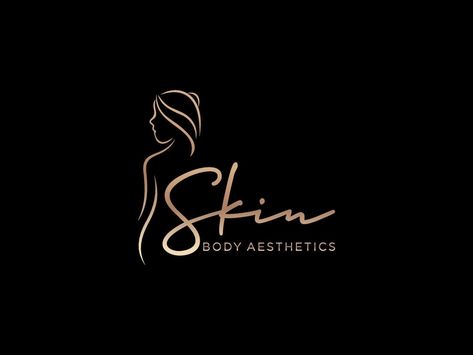 Beauty Handdrawn Body care for Skin Care Cosmetic logo design Skin Care Clinic Logo, Cosmetics Logo Design Ideas, Body Care Logo, Skin Care Logo Design, Skincare Logo Design, Body Logo Design, Cosmetic Logo Design, Skin Care Logo, Skincare Design