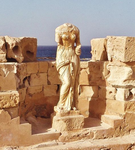 Istoria Artei, Art Antique, Ancient Architecture, Ancient Ruins, Ancient Artifacts, Libya, Ancient Romans, Ancient Rome, Ancient Civilizations