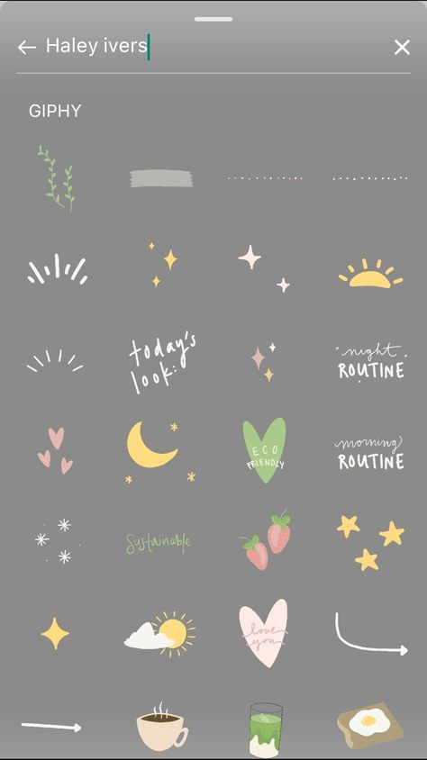 Story Stickers Instagram, Cute Stickers For Instagram Stories, Cute Stickers Ig Story, Instagram Stickers Keyword, Ig Cute Stickers, Instagram Giphy Keywords, Cute Instagram Gif Sticker, Instagram Keywords Sticker, Cute Gif Instagram Stories