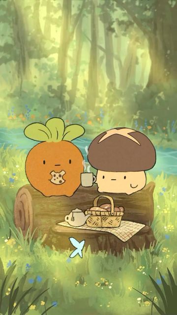 Tea Wallpaper, Tea Illustration, Halloween Wallpaper Cute, Nature Iphone Wallpaper, Frame By Frame Animation, Peace Illustration, Illustration Cute, Cute Animal Drawings Kawaii, Anime Quotes Funny