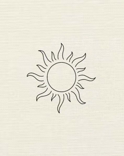 Mini Sun Tattoo, Tiny Sun Tattoo, Simple Sun Tattoo, Wörter Tattoos, Maching Tattoos, Sunshine Tattoo, Sun Tattoo Designs, Petit Tattoo, Patchwork Tattoo