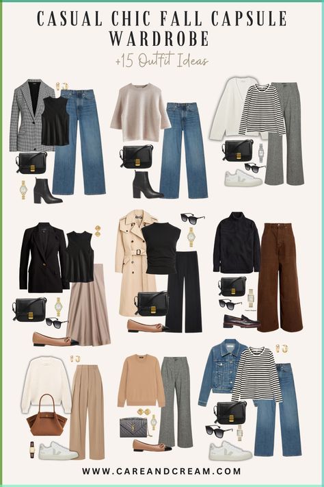 Style Looks Woman, Jacket Must Haves, Fall Outfits Ideas 2024, 10 Item Wardrobe Fall, Summer/fall 2024 Fashion Trends, Autumn Must Haves Outfits, Quiet Luxury Capsule Wardrobe Summer, 2 Week Fall Travel Capsule, Clothes Style Ideas Outfit