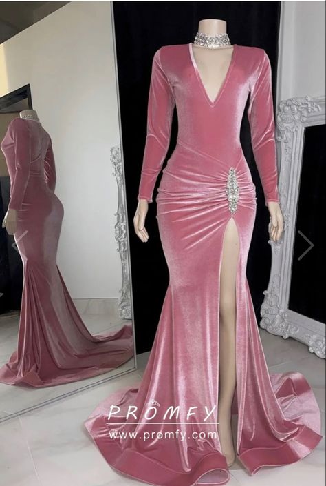 Dark Red Bridesmaid Dresses, Prom Dress With Train, Velvet Prom Dress, Military Ball Dresses, Pink Party Dresses, Red Bridesmaid Dresses, Prom Dresses Long With Sleeves, Evening Gowns Formal, Mermaid Prom Dresses