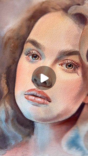 Rembrandt Watercolor, Watercolour People, Watercolor Faces, Watercolor Portrait Tutorial, Light Watercolor, Watercolor Face, Watercolor Art Face, Portrait Tutorial, Watercolor Portrait Painting