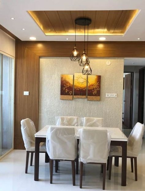 Beautiful POP Ceiling Designs: 25 Latest Ideas To Try In 2020 Dining Room Ceiling Design, Kitchen Plan, False Ceiling Living Room, Pop False Ceiling Design, Pop Ceiling Design, House Ceiling Design, Condo Interior, Dining Room Ceiling, Ceiling Design Living Room