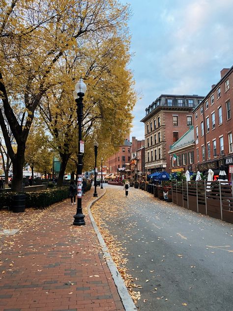 An autumn day in the historic city of Boston. 🍂 New England in the fall. Fall foliage in Boston. Boston Fall Aesthetic, Boston In October, Boston Autumn, Fall In Boston, Boston Lifestyle, Courtney Campbell, Boston Life, Fall Boston, New England In The Fall