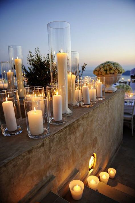 Candle light bedroom