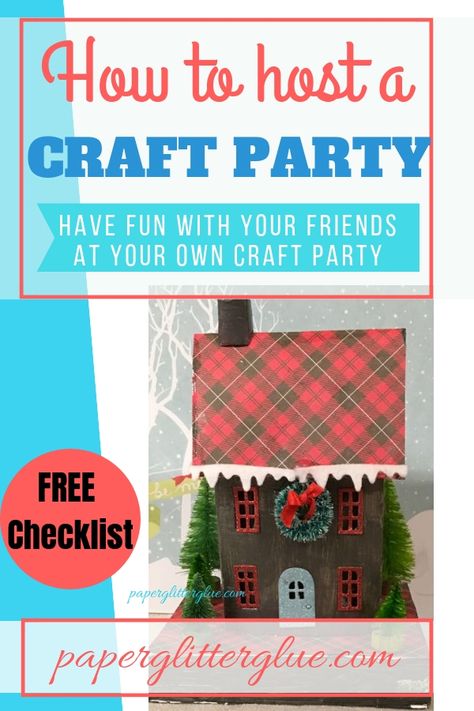 How To Host A Christmas Craft Party, Hosting A Card Making Party, How To Host A Card Making Party, Christmas Party Crafts, Paper Ideas, Card Making Crafts, Ornament Ideas, You're Invited, Craft Classes