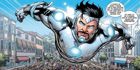 Iron Man Comic Art, Supreme Family, Powers And Abilities, Superior Iron Man, Tony Stark Comic, Big Movie, New Iron Man, Iron Men 1, Marvel Collection