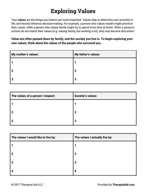 Worksheet: values Values Clarification Worksheet, Relationship Values Worksheet, Values Assessment, Core Values Worksheet, Values Activity, Accountability Worksheets, Values Clarification, Values Worksheet, Nicole Lewis