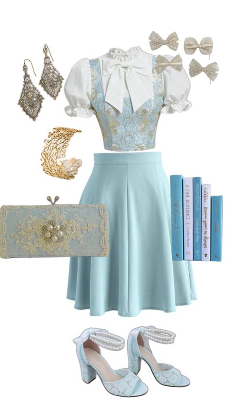 Luxury Cinderella outfit inspired Disney princess pretty fashion idea classy Princesscore royal inspired outfit fashion idea Royal Outfits Princesses, Cinderella Inspired Outfit, Modern Princess Outfits, Disney Princess Inspired Dresses, Cinderella Outfit, Modern Cinderella, Disney Princess Outfits, Disney Inspired Outfits, Outfit Inspired