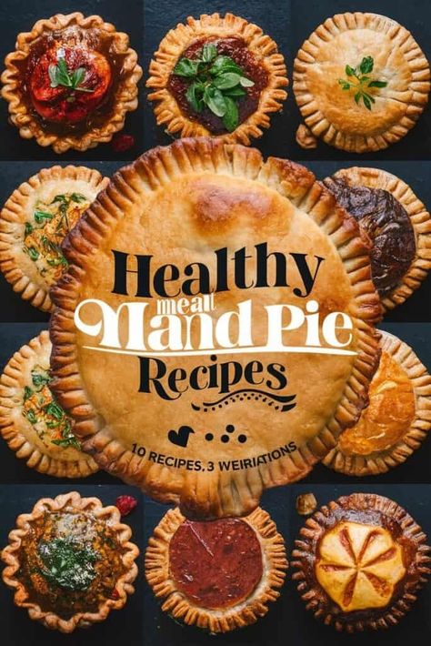 10 Healthy Meat Hand Pie Recipe Ideas for a Delicious Treat English Hand Pies, Freezable Hand Pies, Savory Pies Recipes Easy, Savoury Hand Pies, Dinner With Pie Crust, Veggie Hand Pies, Mini Pot Pie Recipe, Pizza Hand Pies, Savoury Pies Recipes