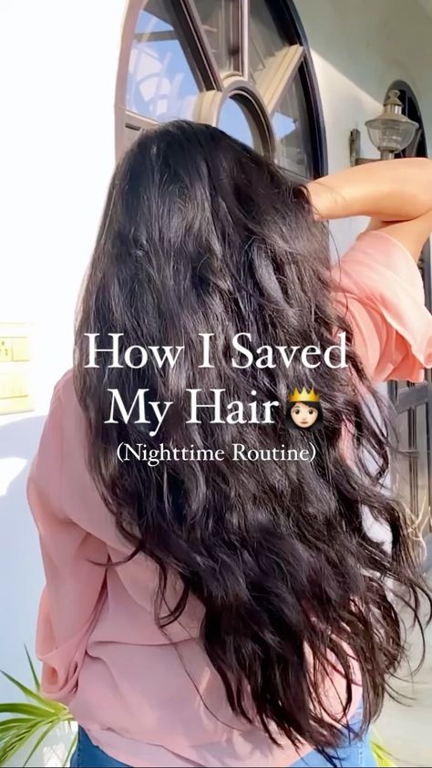 Healthy Hair Tips, Homemade Hair Treatments, Hair Care Remedies, Hair Mask For Growth, Hair Growing Tips, Long Hair Tips, Nighttime Routine, Hair Tips Video, Homemade Hair Products