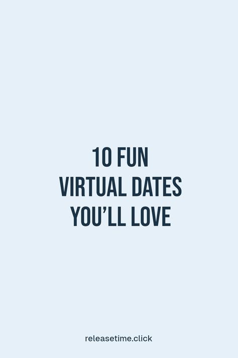 Searching for fun virtual date ideas? Look no further! This list has 10 creative ways to connect with your partner, no matter the distance. From cozy movie nights to virtual cooking classes, discover how to keep the romance alive online. Get ready for laughter and bonding as you explore new hobbies together during your next virtual date night. It's time to make beautiful memories, even from afar. Click for enjoyable suggestions to fill your love life with excitement and joy! Long Distance Date Ideas List, Online Date Ideas Long Distance, Virtual Date Night Ideas, Virtual Date Ideas, Long Distance Dating, Online Book Club, Trivia Night, Trivia Questions, Dance Routines