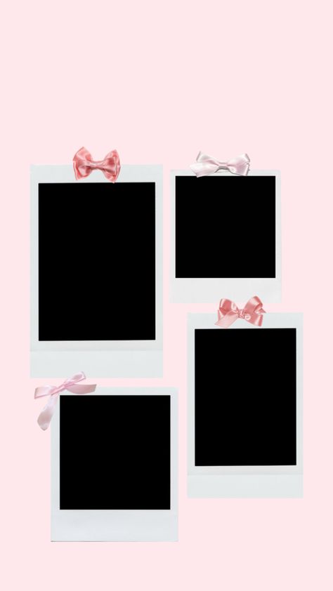 Polaroid Templates Aesthetic, Bows Background, Instagram Cutout, Collage Photo Frame Design, Polaroid Template, Birthday Collage, Happy Birthday Template, Instagram Photo Frame, Instagram Creative Ideas