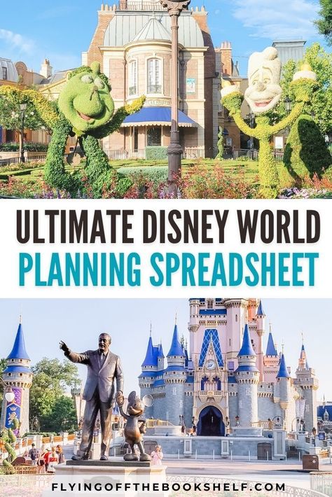 Planning a trip to Disney World? Here's the Ultimate Planning Spreadsheet! It includes itinerary templates, sample itineraries, a planning checklist, plus resorts and restaurant guides and a parks & rides cheat sheet! Disney Trip Itinerary Template, Disney World Trip Planning 2024, Disney World Genie Plus Cheat Sheet 2024, Disney World Family Vacation, Disney World Planning Spreadsheet, Planning A Disney World Vacation, Trip Planning Checklist, Trip To Disney World, Planning Checklist