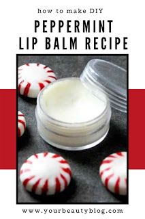 Peppermint Lip Balm Recipe, Diy Peppermint Lip Balm, Winter Lip Balm, Lip Balm Recipe, Diy Lip Balm Recipes, Balm Recipe, Peppermint Lip Balm, Winter Lips, Coworker Gifts