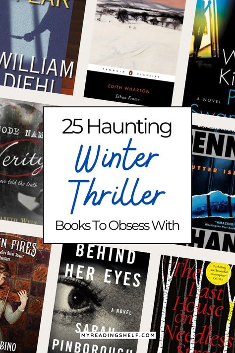 If you're a fan of spine-chilling suspense, these 25 haunting winter thriller books will keep you up all night! I've put together a list of thriller novels that will captivate you, including psychological thriller books and mystery thriller books perfect for the colder months. Looking for Christmas thriller books or good thriller books to read by the fire? You’ll find plenty of thriller book recommendations here. Plus, I’ve included the best psychological thrillers books that will leave you hooked. If you're a fan of dark romance books, you won’t want to miss these! Save this pin for your next winter reading spree. Psychological Thrillers Books, Writing Plot Twists, Thriller Book Recommendations, Thriller Books To Read, Thrillers Books, Mystery Thriller Books, Best Psychological Thrillers Books, Psychological Thriller Books, Code Name Verity