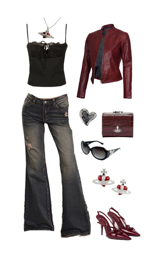 #viviennewestwood #femmefatale #darkcoquette #outfit #fashion #aesthetic #nana Westwood Outfit, Vivienne Westwood Outfit, Nana Clothes, Downtown Outfits, Outfit Inspo Casual, 2000s Fashion Outfits, Easy Trendy Outfits, Swaggy Outfits, Moda Vintage