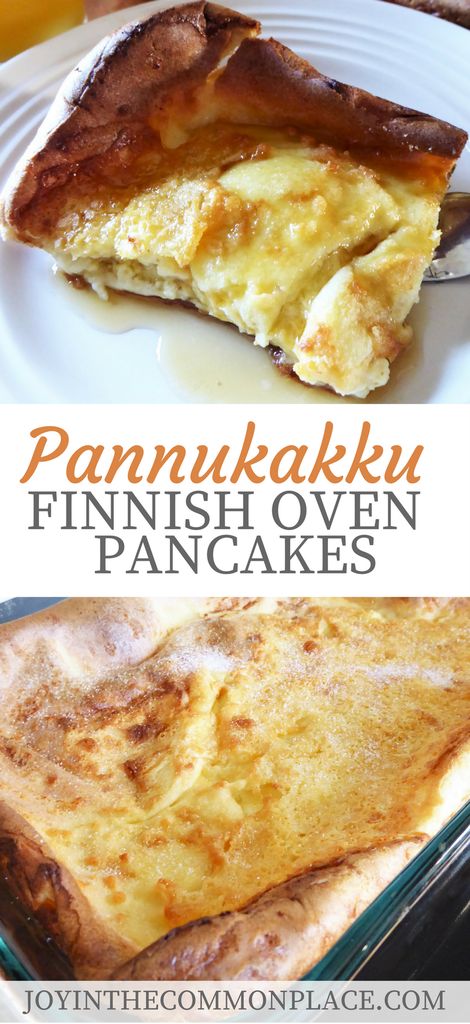 Pannukakku Finnish Oven Pancakes Panukkaku Recipe, Panukaku Recipe, Pannakukan Recipe, Finnish Pancakes, Finnish Food, Nordic Food, Oven Pancakes, Finnish Recipes, Norwegian Food