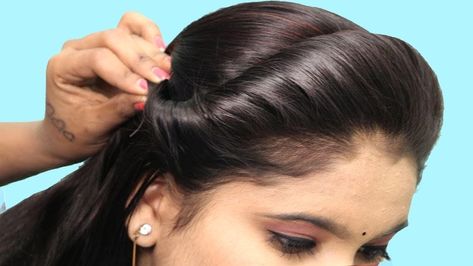 Nice twist hair Style Hair Styles For Long Hair Length Simple, Simple Hairstyles For Medium Length Hair, Front Hair Styles Easy, Simple Hairstyles For Short Hair, Hair Style Girl, Easy And Beautiful Hairstyles, Hairstyle Simple, Easy Party Hairstyles, Hairstyle Girl