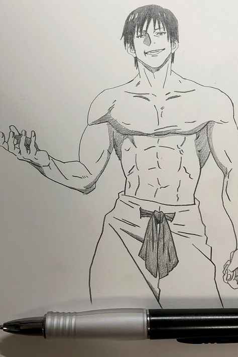 Draw Toji Fushiguro freestyle shirtless from Jujutsu Kaisen https://youtu.be/f2YBuI6JqK4 Toji Sketch Pencil, Toji Fushiguro Back, Toji Drawings, Toji Fushiguro Sketch, Cool Art Drawings Anime, Toji Fushiguro Drawing, Anime To Draw, Toji Sketch, Cute Anime Drawings