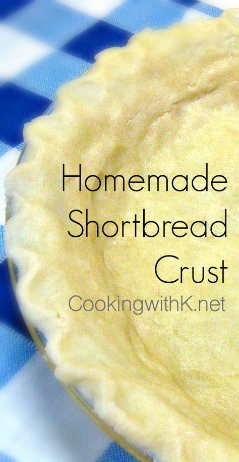 Shortbread Pie, 13 Cake, Homemade Shortbread, Pie Crust Recipe Easy, Pie Dough Recipe, Homemade Pie Crust Recipe, Easy Pie Crust, Buttery Shortbread, Cream Pies