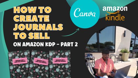 Amazon KDP has been a game changer. Learn how to create journals to sell on Amazon KDP for FREE with this step by step tutorial! Make A Journal, Types Of Journals, Free Cover, Amazon Kdp, Free Amazon, Cute Notebooks, Sell On Amazon, Journal Covers, Free Amazon Products