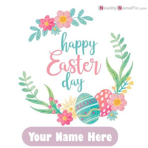 Happy Easter Day Pictures Send With Name Card:- Write Name On Greeting's Card Happy Easter Day Wishes Images, (Customized Name Editing Easter Day Wishes) Online Personal Name Add Photo Creating Tool Free Download Easter Celebration, (Best Collection Happy Easter Day Photos) Beautiful Name Print Send Happy Easter Day Special Wish Cards, (Personalized Name Text Writing Happy Easter Day Images) Easter Day Ideas, Easter Journal, Easter Image, Happy Easter Pictures, Easter Designs, Happy Easter Greetings, Easter Flower, Easter Illustration, Easter Wallpaper