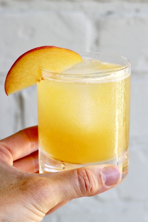 Peachy Keen Cocktail Booze Recipes, Refreshing Cocktail, Peach Jam, Festive Drinks, Peachy Keen, Apricot Jam, Agave Syrup, Adult Beverages, Refreshing Cocktails