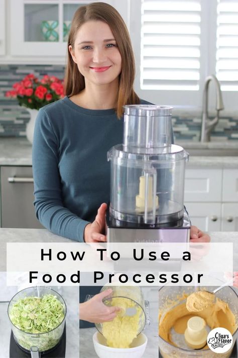 How To Use a Food Processor - Olga's Flavor Factory Food Processor Baking Recipes, Magimix Food Processor Recipes, Food Processor Salads, Ninja Processor Recipes, Uses For Food Processor, How To Use A Food Processor, Vitamix Food Processor Recipes, Kitchenaid Food Processor Recipes, Recipes For Food Processor