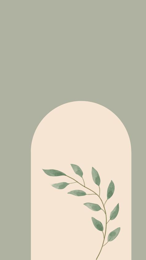 Vine Backgrounds Iphone, Simple Sage Green Iphone Wallpaper, Minimal Leaf Wallpaper, Sage And Beige Wallpaper, Boho Leaves Wallpaper, Sage Green And Beige Aesthetic Wallpaper, Beige Sage Green Aesthetic, Iphone Wallpaper Bohemian, Green And Beige Aesthetic Wallpaper