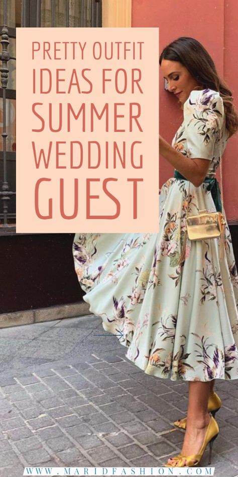 Outdoor Wedding Guest Dresses, Classy Wedding Guest Dresses, Summer Wedding Attire, Outfit Ideas For Summer, Summer Wedding Outfit, Beach Wedding Guests, Wedding Guest Outfit Summer Casual, Spring Wedding Guest, Summer Dressing