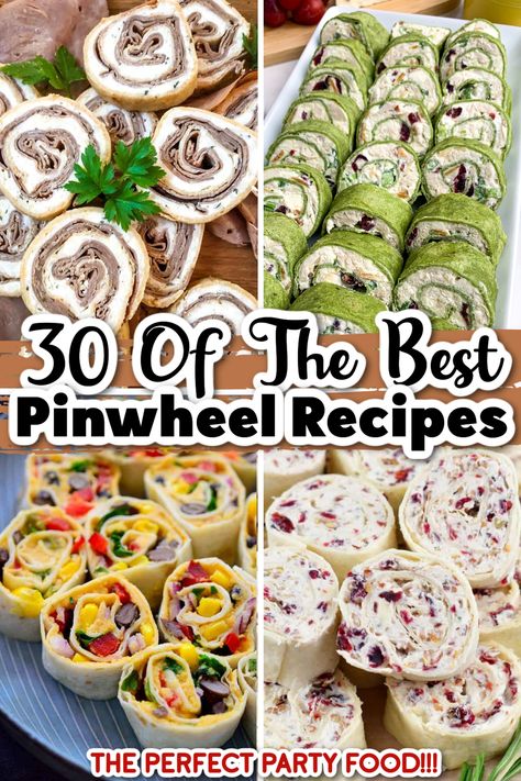 Delicious Party Appetizers, Yummy Appetizers Parties, Pinwheel Sandwiches, Pinwheel Appetizers, Pinwheel Recipes, Mini Pizzas, Lost 100 Pounds, Healthy Food Facts, Appetizers Easy Finger Food