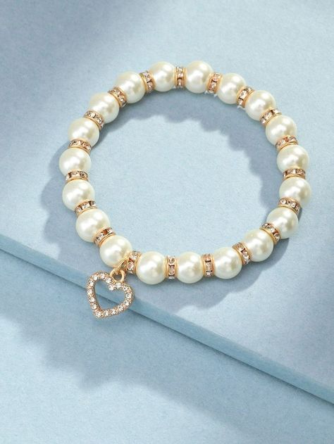 Clip On Jewelry, Pearls Bracelet Ideas, Beaded Bracelets Pearl, Fancy Beaded Bracelets, Cute Bracelet Ideas Bead, Bracelets Ideas Beaded, Bead Bracelets Ideas, Bracelet Ideas Beads, Pearl Bracelet Ideas