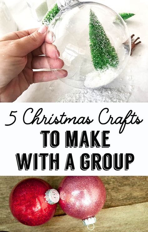 Christmas Crafts To Make With A Group, Easy Christmas Crafts For Adults Simple, Christmas Craft Ideas For Elderly, Christmas Crafts For Office Staff, Christmas Day Crafts For Adults, 1 Hour Christmas Crafts, Holiday Party Crafts For Adults, Diy Christmas Crafts For Teens, Christmas Crafts For Large Groups