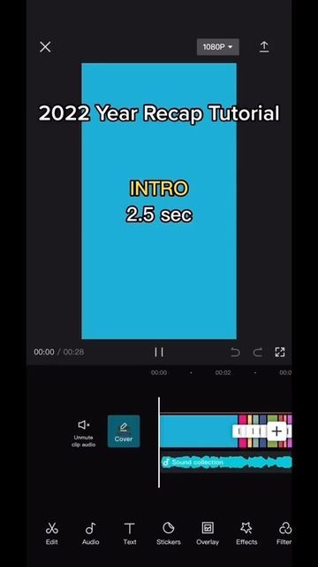 Content creation | IG & TikTok on Instagram: "2022 year recap tutorial" 2022 Recap Video, Recap 2022, Year Recap, Oc Challenge, 2022 Year, Audio Sound, Content Creation, Promotion, Logo Design