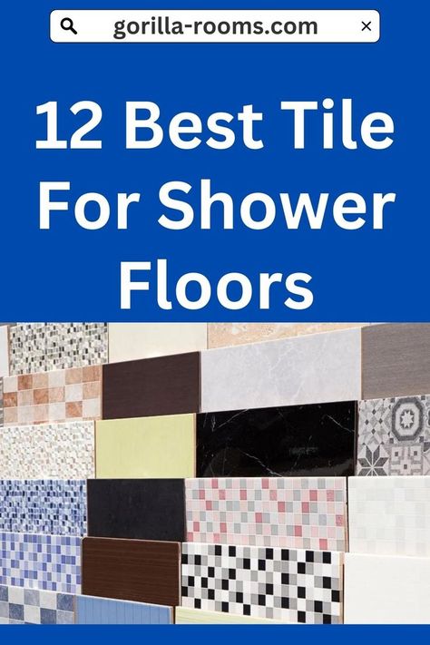 Shower Floor Tile Ideas, Non Slip Floor Tiles, Non Slip Bathroom Flooring, Shower Floors, Bathroom Accent Wall, Tiles For Bathroom, Shower Floor Tile, Bathroom Remodel Shower, Bathroom Update