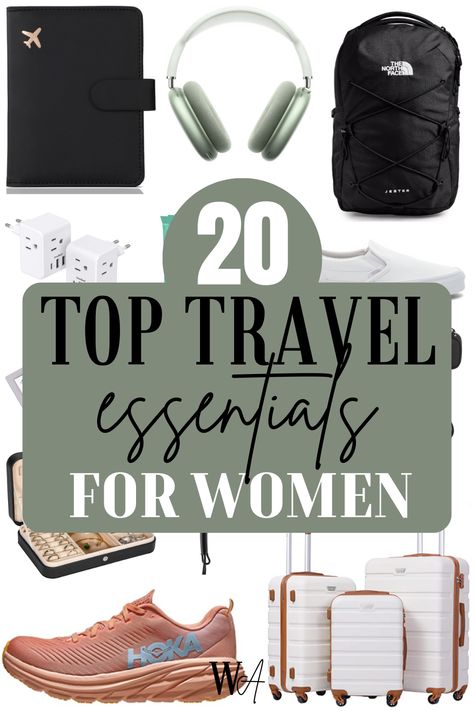 The best Amazon products for travel — everything you need to bring on your next trip! #travel #amazon #amazonprime #traveltips #packingtips #packing Best Travel Gear For Women, Long Flight Essentials, Long Plane Ride, Amazon Travel Must Haves, Amazon Travel Essentials, Travel Tech Organizer, Max Headphones, International Travel Essentials, Airplane Travel Essentials