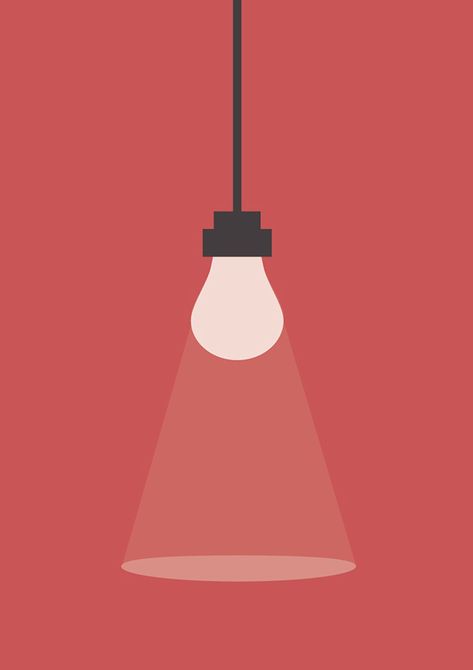 Minimalistic Bulb on Behance Bulb Illustration, Lamp Illustration, Minimalistic Illustration, Illustration Design Graphique, Illustration Art Design, Creative Poster, Architecture Poster, Motion Design Animation, Poster Background Design