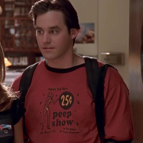 #buffythevampireslayer Xander Harris, Baby Blue Pants, Buffy Style, Mini Skirt Dress, Gogo Boots, Cute Crop Tops, Buffy The Vampire Slayer, Vampire Slayer, Best Tv Shows