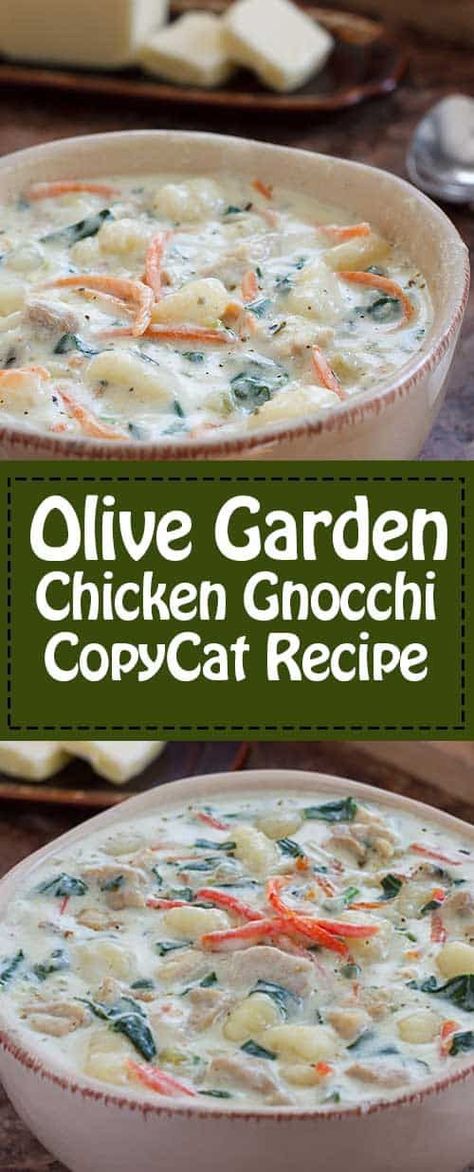 Olive Garden Chicken Gnocchi Soup Recipe, Olive Garden Gnocchi Soup, Olive Garden Chicken Gnocchi, Chicken Gnocchi Soup Recipe, Gnocchi Recipes Soup, Beach Tips, Olive Garden Chicken, Chicken Gnocchi Soup Olive Garden, Olive Garden Recipes