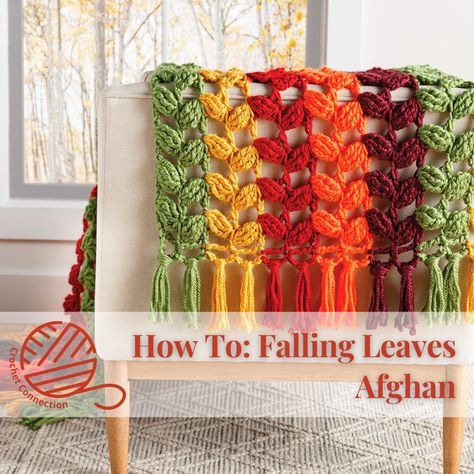 Falling Leaves Afghan Crochet Pattern, Falling Leaves Afghan Pattern, Falling Leaves Afghan, Crochet Fall Leaves Table Runner Free Pattern, Crochet Falling Leaves Free Pattern, Falling Leaves Crochet Blanket Pattern, Leaf Crochet Pattern Free Blanket, Falling Leaves Crochet Pattern, Crochet Leaf Afghan Pattern