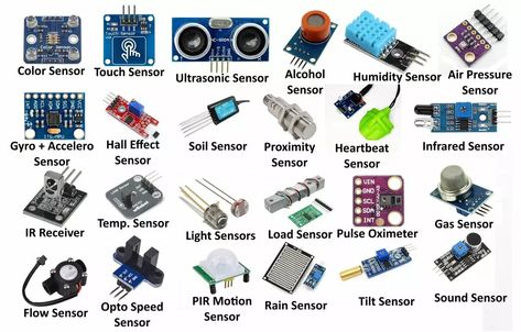 Types of Sensors, Sensors Arduino Projects Diy, Printed Circuit Boards, Arduino Projects, Diy Electronics, Arduino, Electronic Components, Engineering, Chips, Electronics