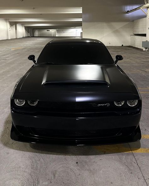 Blacked Out Dodge Challenger, Black Hellcat Challenger, Dodge Srt Challenger, Dodge Challenger Hellcat Black, Hellcat Black, Srt Challenger, Dodge Challenger Black, Dodge Logo, Challenger Dodge