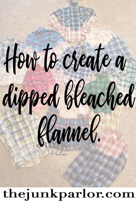 Flannel Upcycle, Flannel Shirt Refashion, Bleach Shirt Diy, Ty Dye, Diy Tie Dye Designs, Tie Dye Patterns Diy, Bleached Flannel Shirt, Bleached Flannel, Diy Tie Dye Shirts