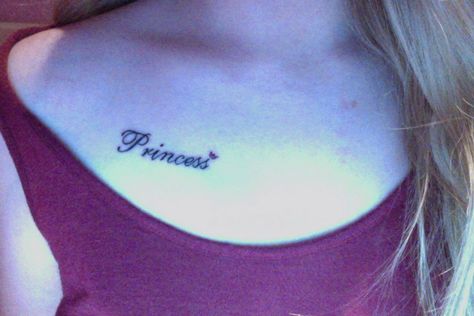 Princess tattoo - meaning behind my name Sarah Dainty Princess Tattoo, Name Tattoo Aesthetic, Princess Tattoo Ideas Words, Princess Word Tattoo, Princess Tattoo Writing, Princess Tattoo Ideas, Princess Tattoos, Tattoo Ideas Words, Discrete Tattoo